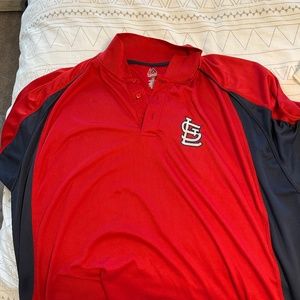 Majestic St Louis Cardinal Lightweight Polo 4x